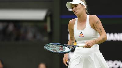 Marketa Vondrousova is the first defending women's Wimbledon champ out in the first round since 1994