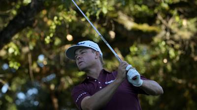 Tree-hugging Patton Kizzire takes lead at Silverado in FedEx Cup Fall opener