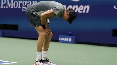 Jannik Sinner reaches the US Open men's final by beating Jack Draper after both need medical help