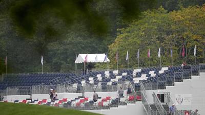 Solheim Cup begins with half-empty grandstands and fans stuck waiting for buses to course