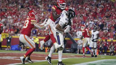 Chiefs hold off Ravens 27-20 when review overturns TD on final play of NFL's season opener