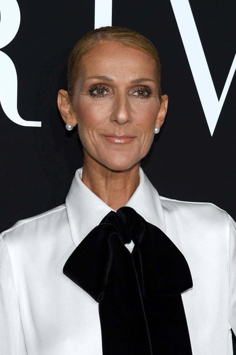 PARIS, FRANCE - JANUARY 22: Celine Dion attends the Giorgio Armani Prive Haute Couture Spring Summer 2019 show as part of Paris Fashion Week on January 22, 2019 in Paris, France. (Photo by Pascal Le Segretain/Getty Images)