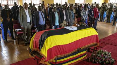 Ugandan Olympic athlete who died after her partner set her on fire gets a military funeral