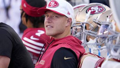 Christian McCaffrey is listed as questionable for the 49ers season opener against the Jets