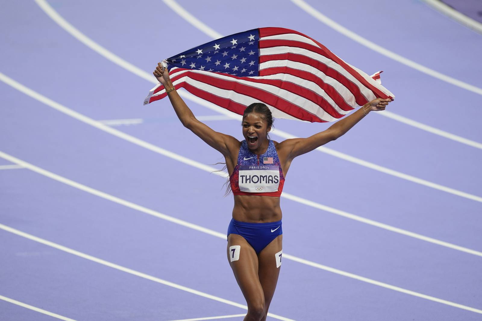 Harvard graduate Gabby Thomas sprints to 200meter gold medal for the