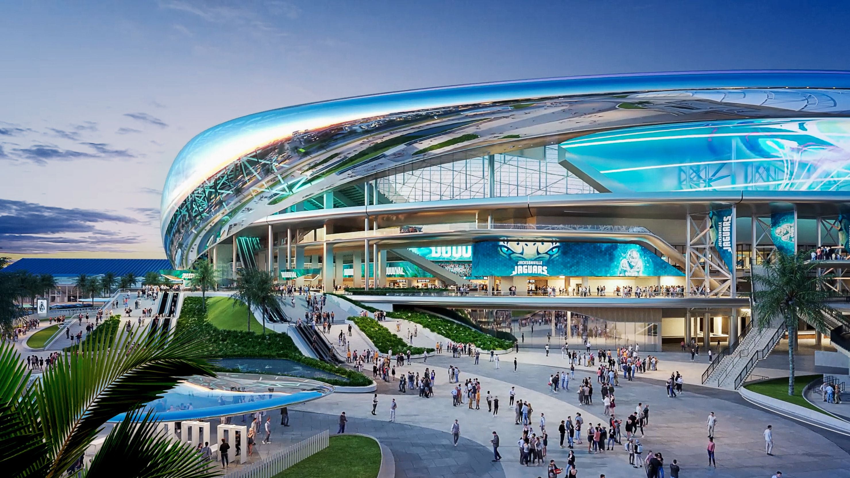 See the video: Jacksonville Jaguars unveil future stadium design – ESPN 690