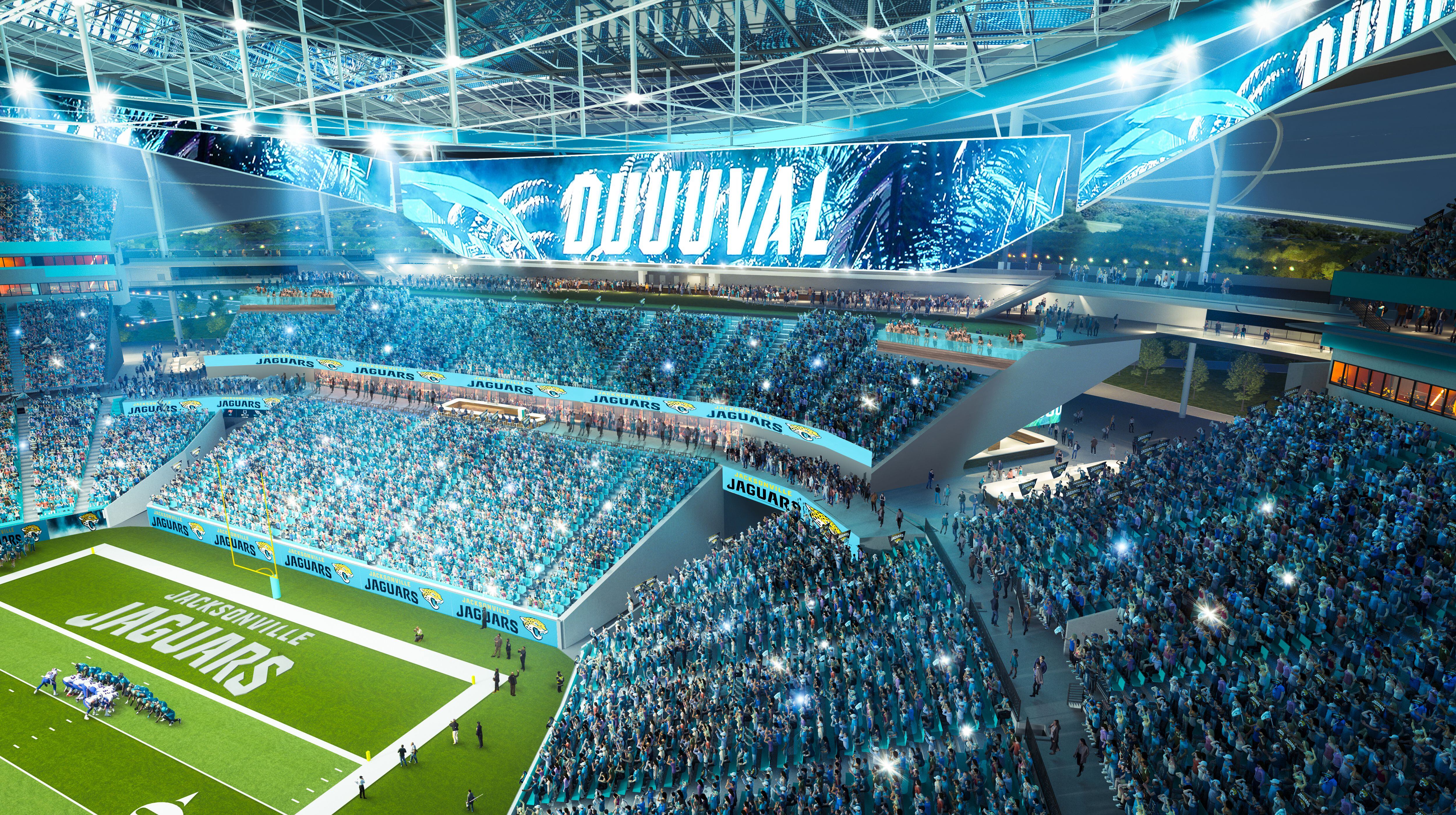 The Jacksonville Jaguars have released renderings of their Stadium Of The  Future. (via @jaguars)