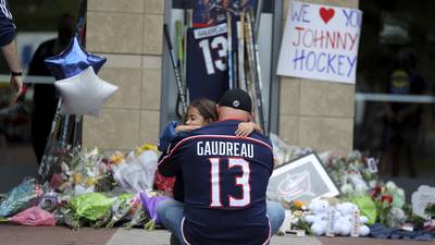 Blue Jackets open camp amid lingering grief over death of Johnny Gaudreau