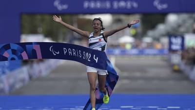 Morocco’s El Idrissi smashes women’s marathon world record on the last day of the Paralympic Games