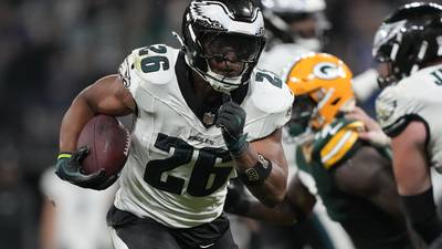 Barkley scores 3 TDs as Eagles beat Packers 34-29 in Brazil. Packers' Love injured in final minute